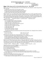 Đề Thi Thử Đại Học Khối B Sinh 2013 - Phần 6 - Đề 11 pptx