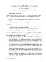 TÀI LIỆU HƯỚNG DẪN ĐỒ ÁN TỐT NGHIỆP - Thạc sĩ Nguyễn Tiến Dũng Khoa Kinh tế và Quản lý, Trường Đại học Bách khoa Hà Nội potx