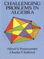 Challenging problems in algebra 2e (dover)   posamentier & salkind