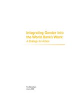 Integrating Gender into the World Bank’s Work: A Strategy for Action potx