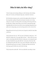 Đâu là tình yêu bền vững? pot