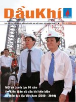 Tạp chí của tập đoàn dầu khí quốc gia Việt Nam - Petrovietnam - Số 09 - 2011 pptx