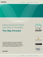 Interprofessional Health Education in Australia: The Way Forward pot