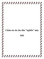 Chăm sóc da cho dân 