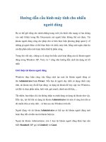 Hướng dẫn cấu hình máy tính cho nhiều người dùng potx