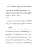 Android movie studio - Biên tập video trên máy tính bảng Android doc