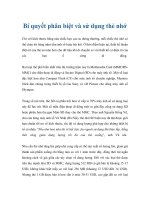 Bí quyết phân biệt và sử dụng thẻ nhớ pdf