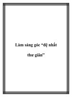 Làm sáng góc “đệ nhất thư giãn” doc