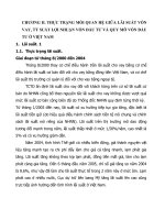 THỰC TRẠNG MỐI QUAN HỆ GIỮA LÃI SUẤT VỐN VAY, TỶ SUẤT LỢI NHUẬN VỐN ĐẦU TƯ VÀ QUY MÔ VỐN ĐẦU TƯ Ở VIỆT NAM