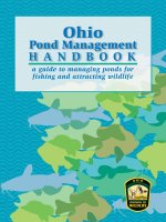 Ohio Pond Management Handbook a guide to managing ponds for fishing and attracting wildlife potx