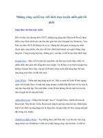 Những công cụ hỗ trợ viết lách trực tuyến miễn phí tốt nhất ppt