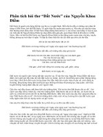 Phân tích bài thơ “Đất Nước” của Nguyễn Khoa Điềm