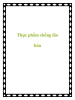 Thực phẩm chống lão hóa potx