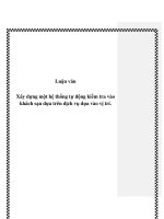 xây dựng một hệ thống tự động kiểm tra vào khách sạn dựa trên dịch vụ dựa vào vị trí