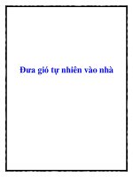 Đưa gió tự nhiên vào nhà pptx