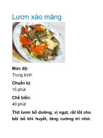 Lươn xào măng pdf