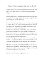 Windows 8 Pro: những tính năng đáng giá cần biết pptx