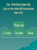 BÀI 9. CÁC HÌNH THỨC THAM VẤN docx