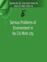 Serious Problems of Environment in Ho Chi Minh city docx