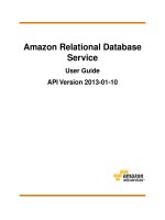 Amazon Relational Database Service User Guide API Version 2013-01-10 doc