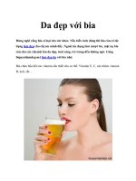 Da đẹp với bia doc