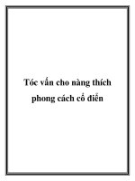 Tóc vấn cho nàng thích phong cách cổ điển potx
