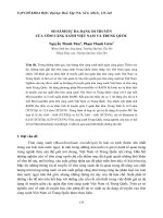 SO SÁNH SỰ ĐA DẠNG DI TRUYỀN CỦA TÔM CÀNG XANH VIỆT NAM VÀ TRUNG QUỐC doc