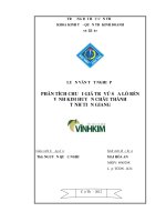 phân tích chuỗi giá trị vú sữa lò rèn vĩnh kim huyện châu thành tỉnh tiền giang