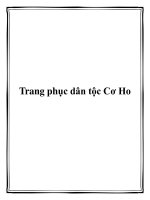 Trang phục dân tộc Cơ Ho potx