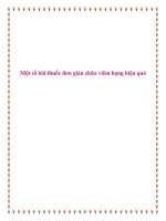 Một số bài thuốc đơn giản chữa viêm họng hiệu quả. ppt