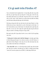 Có gì mới trên Firefox 4? docx