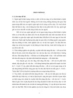 NGHIÊN CỨU ỨNG DỤNG PHƯƠNG PHÁP PHÂN TÍCH QUANG HỌC ĐỂ  ĐÁNH GIÁ KHẢ NĂNG HẤP PHỤ Cr(VI) và Cr(III)  CỦA VỎ TRẤU BIẾN TÍNH        LUẬN VĂN THẠC SĨ KHOA HỌC2