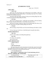 MÔN TOÁN BÀI 5. KHOẢNG CÁCH doc