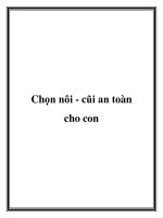 Chọn nôi - cũi an toàn cho con docx
