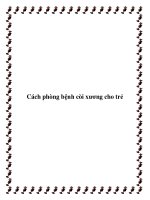 Cách phòng bệnh còi xương cho trẻ docx