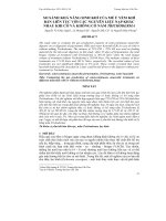 SO SÁNH KHẢ NĂNG SINH KHÍ CỦA MẺ Ủ YẾM KHÍ BÁN LIÊN TỤC VỚI CÁC NGUYÊN LIỆU NẠP KHÁC NHAU KHI CÓ VÀ KHÔNG CÓ NẤM TRICHODERMA pptx