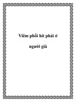Viêm phổi hít phải ở người già pot