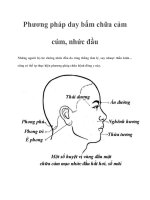 Phương pháp day bấm chữa cảm cúm, nhức đầu potx