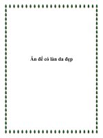 Ăn để có làn da đẹp docx