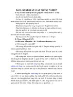 LUẬT DOANH NGHIỆP - BÀI 1 doc