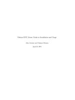 Debian GNU/Linux Guide Installation and Usage pdf