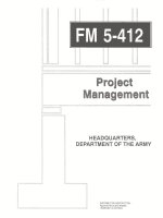 HEADQUARTERS DEPARTMENT OF THE ARMY PROJECT MANAGEMENT pptx
