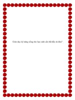 Giáo dục kỹ năng sống cho học sinh cần bắt đầu từ đâu?. pot