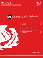 Management of patients with dementia: A national clinical guideline docx