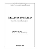 Nghiên cứu hoạt động du lịch cộng đồng tại Hoa Lư - Ninh Bình