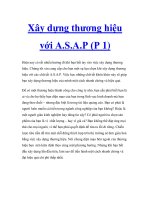 Xây dựng thương hiệu với A.S.A.P (P 1) pot