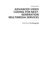 ADVANCED VIDEO CODING FOR NEXTGENERATION MULTIMEDIA SERVICES doc