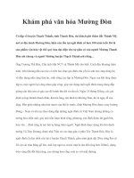 Khám phá văn hóa Mường Đòn doc