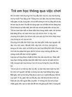 Trẻ em học thông qua việc chơi ppt