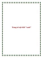 Trang trí nột thất 
